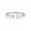 Double Baguette Diamond Ring