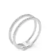 Dual Line Diamond Ring