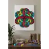 Düğüm Desenli Mandala Tuval Boyama Seti 40x50 cm