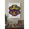 Düğüm Desenli Mandala Tuval Boyama Seti 40x50 cm