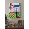 Ev Hanımı Desenli Mandala Tuval Boyama Seti 40x50 cm