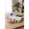 Ev Hanımı Desenli Mandala Tuval Boyama Seti 40x50 cm