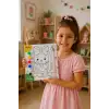 Fiyonklu Tavşan Boyama Tuvali – Şövalesiz Boya Seti 20x20
