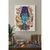 Gelin Desenli Mandala Tuval Boyama Seti 40x50 cm