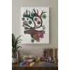 Geyik Desenli Mandala Tuval Boyama Seti 40x50 cm