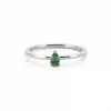 Green Elegant Drop Ring