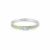 Green Glow Oval Ring