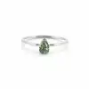 Green Grand Drop Ring