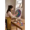 Kalın Çizgili Mandala Tuval Boyama Seti 40x50 cm
