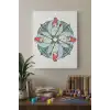 Kardan Adam Desenli Mandala Tuval Boyama Seti 40x50 cm