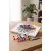 Kedi Desenli Mandala Tuval Boyama Seti 40x50 cm