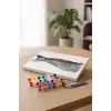 Kedi Desenli Mandala Tuval Boyama Seti 40x50 cm