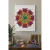 Kedi Desenli Mandala Tuval Boyama Seti 40x50 cm