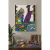 Kedi Heykeli Desenli Mandala Tuval Boyama Seti 40x50 cm