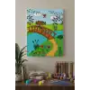 Köprü Manzaralı Mandala Tuval Boyama Seti 40x50 cm
