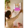 Kupa İçinde Sevimli Kedi Çocuk Boyama Tuvali – Şövalesiz Boyama Seti 20x20 cm