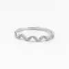 Leaf Motif Diamond Ring