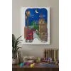 Londra Temalı Mandala Tuval Boyama Seti 40x50 cm