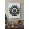 Lotus Desenli Mandala Tuval Boyama Seti 40x50 cm