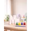 M Harfi Taş Boyama Hobi Seti