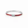 Marquise Diamond Rouge Enamel Ring