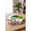 Masal Evi Desenli Mandala Tuval Boyama Seti 40x50 cm