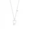 Minimal Diamond Cat Pendant Necklace
