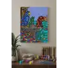 Mitolojik Figürler Desenli Mandala Tuval Boyama Seti 40x50 cm