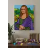 Mona Lisa Desenli Mandala Tuval Boyama Seti 40x50 cm