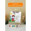 Oruç Duası Çocuklar İçin Eğitici Boyama Tuvali (Şövaleli)