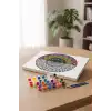 Oval Çiçek Mandala Tuval Boyama Seti 40x50 cm