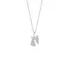 Pave Diamond Angel Pendant Necklace