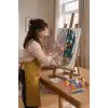 Peri Kızı Desenli Mandala Tuval Boyama Seti 40x50 cm