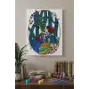 Peri Kızı Desenli Mandala Tuval Boyama Seti 40x50 cm