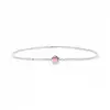 Pink Aura Solitaire Bracelet