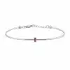 Pink Bold Baguette Bracelet