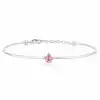 Pink Elegant Drop Bracelet