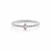 Pink Gleam Baguette Ring
