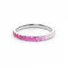 Pink Glow Band Ring