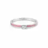 Pink Glow Oval Ring