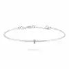 Pink Slim Baguette Bracelet