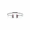 Pink Twin Baguette Ring
