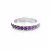 Purple Bold Band Ring