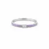 Purple Glow Baguette Ring