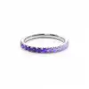 Purple Glow Band Ring