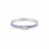 Purple Glow Oval Ring