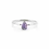 Purple Grand Drop Ring