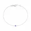Purple Solitaire Bracelet