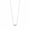 Purple Trio Minimal Necklace