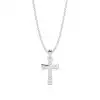 Radiant Diamond Cross Necklace